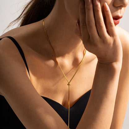 Freya Adjustable 18kt Gold-Plated Necklace - Waterproof