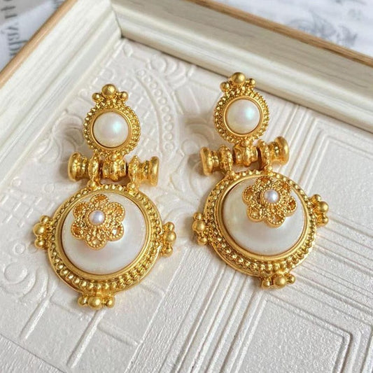Medieval Vintage Retro Palace Style Earrings