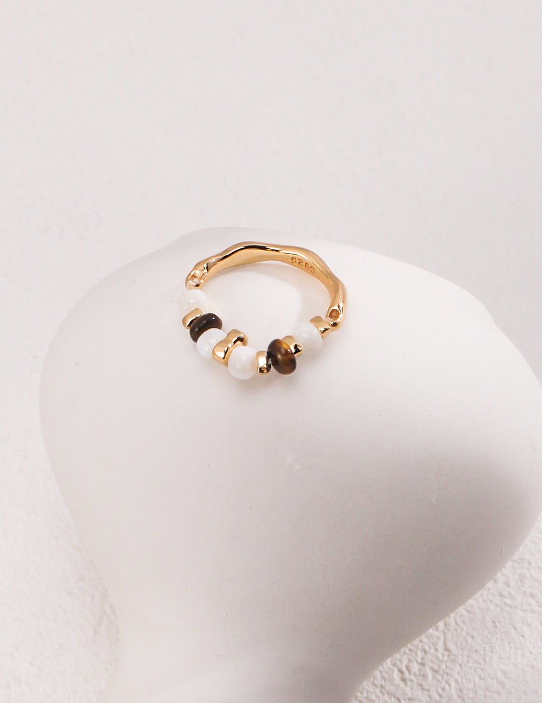 Ancient Style Tiger Eye Stone Ring