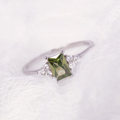 Elfe 18kt Gold-Plated Peridot Ring