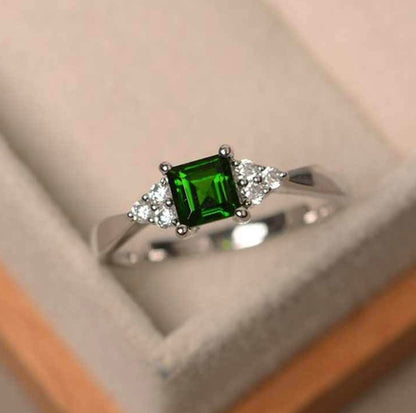 Mable’s Emerald Zirconia Ring