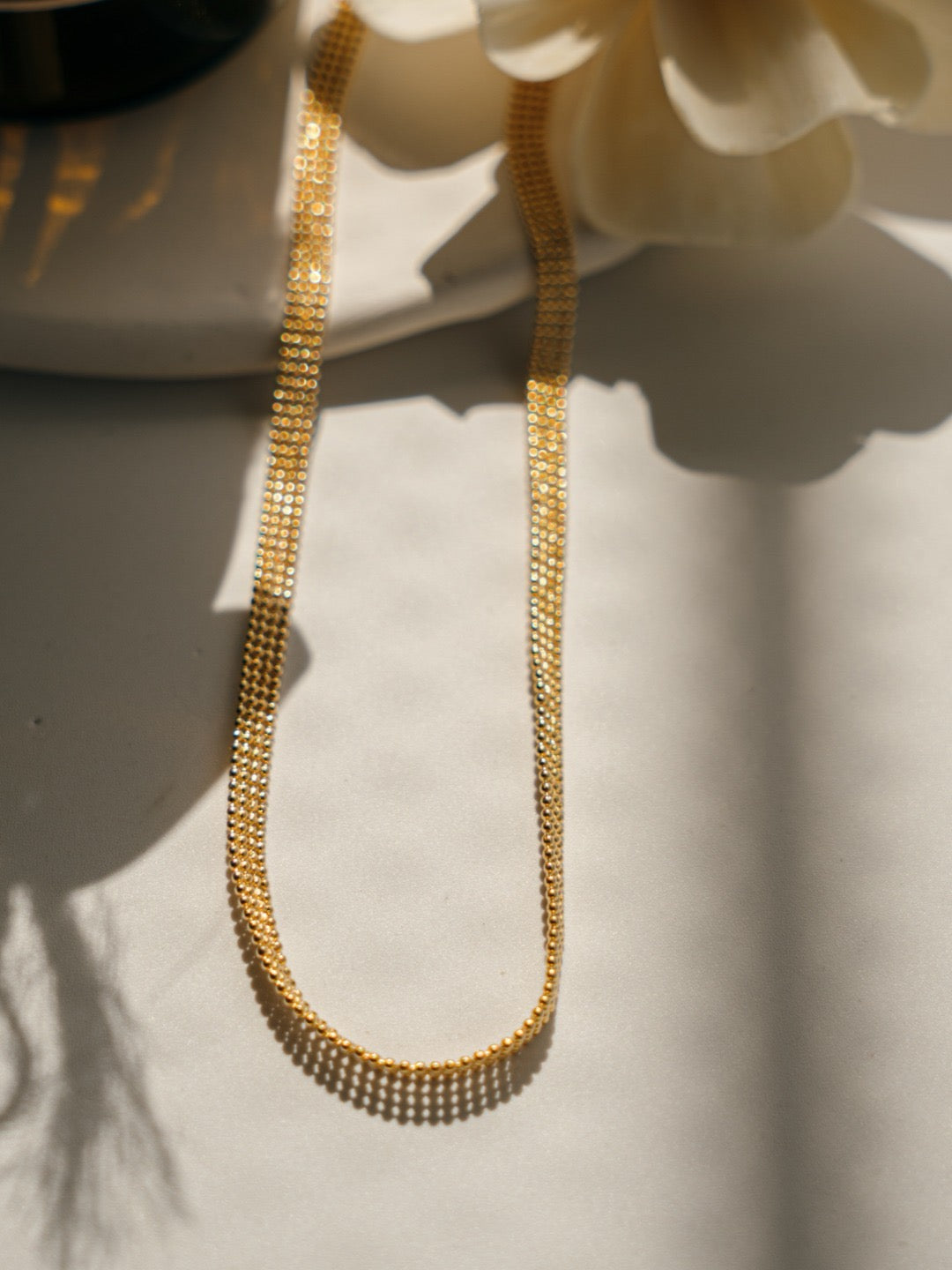 Sunset Flat Chain Necklace