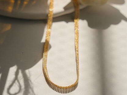 Sunset Flat Chain Necklace