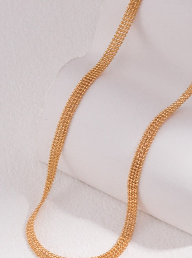 Sunset Flat Chain Necklace