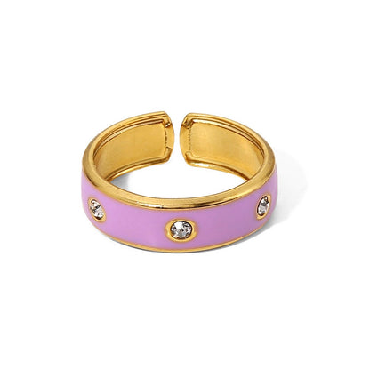 Wonderful World Zirconia Ring - Waterproof