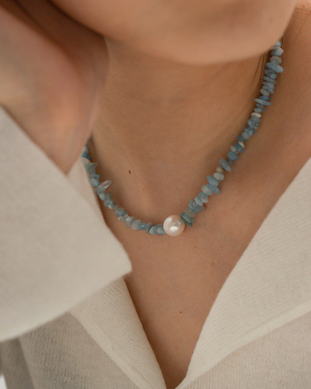 Venetian Aquamarine Necklace