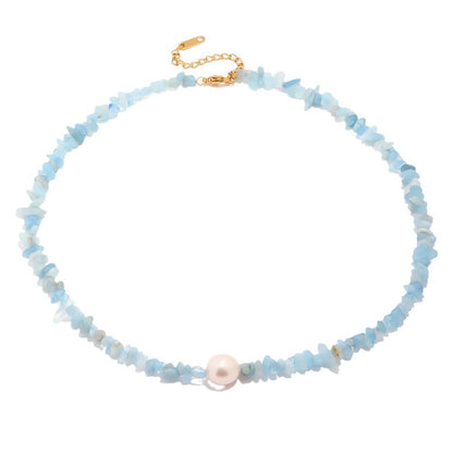 Venetian Aquamarine Necklace